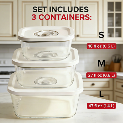 LoafCaft ™ 3x Vacuum Canisters